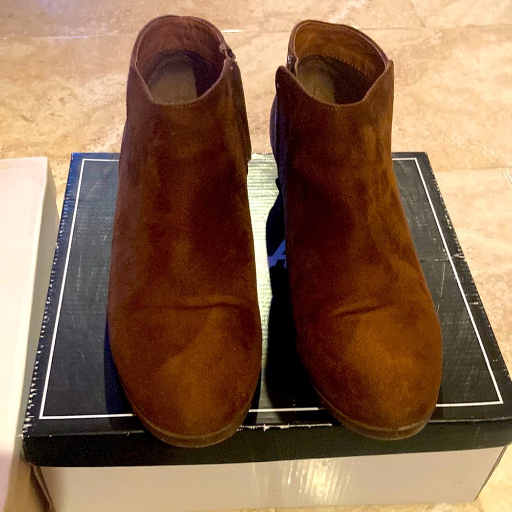 Brown booties